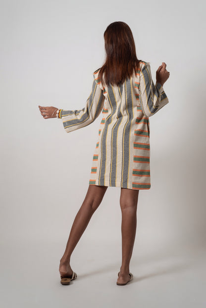 Marbella Stripes Shift Dress