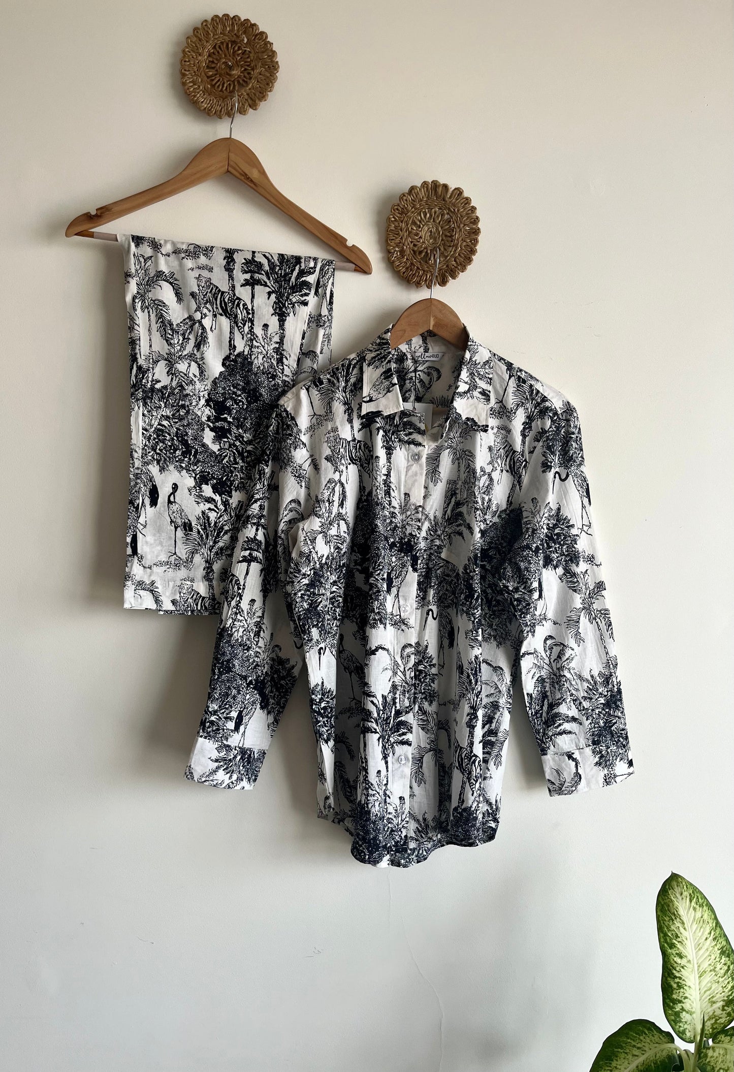 Jungle Black Coord Set- Size M/L/XL