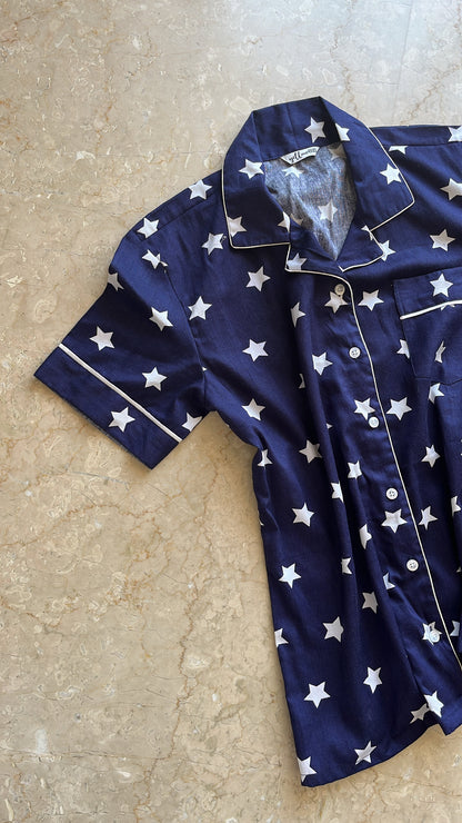 Starry Night Shorts Set - Size M