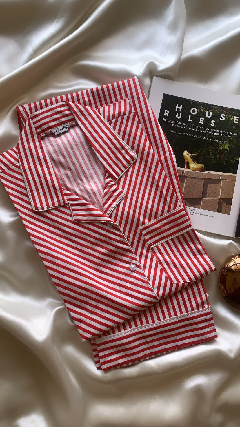 County Red Criss Cross Pajama Set