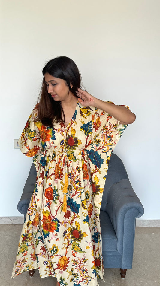 Canna Lily Long Kaftan